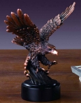 Bronze Finish 7.5" Landing Eagle Sculpture