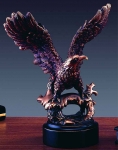 Bronze Finish 8" Eagle Sculpture