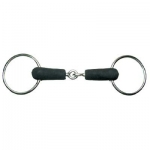 Coronet Hard Rubber Jointed Mouth Loose Ring Bit