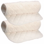 Cotton Quilted Leg Wraps Set of 4