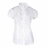 Horze FIONA Competition shirt with ruffles