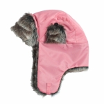 Horze WINDY JUNIOR hat with synthetic fabric & fake fur