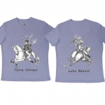 Jude Too Horse Tee Shirt "Flying Lead Changes"