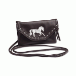 Ladies String Purse with Galloping Horse
