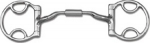Myler Western Dee Bit with Hooks MB 04 Mouth - FREE SHIPPING