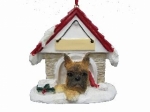 Personalized Doghouse Ornament - Boxer Brindle