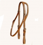 Tory Leather Bridle Leather Shaped Ear Pony Headstall