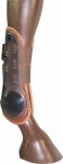 TuffRider Brown Open Front Horse Boot