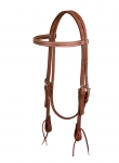 Weaver Leather ProTack Oiled Browband Headstall, 5/8"