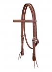 Weaver Leather ProTack Oiled Browband Headstall, 3/4"