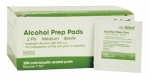 ALCOHOL PREP PADS BOX/200