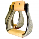 Aluminum Engraved Roping Stirrups