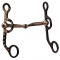 Argentine Snaffle German Silver Trim and Copper Inlay