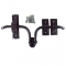 Barn Door Latch - Black