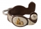 Barrel Racer Antique Brown Ladies Bumper Spur