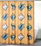 Bass Hooked Shower Curtain