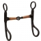 Black Iron Copper Wound Snaffle Training Bit