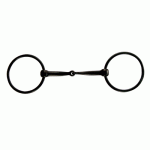 Black Sweet Iron Loose Ring Snaffle Bit - 4"