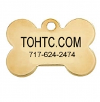 Bone Shaped Dog Tag