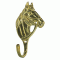 Brass Horse Head Hook