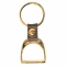 Brass Stirrup Key Ring / Key Chain