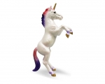 Breyer CollectA Unicorn Foal Rearing Rainbow Horse Model #88870