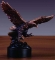 Bronze Finish 8" Eagle Landing Sculpture
