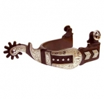 Buckle Style Antique Brown Men's Spur