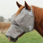 Cashel Crusader Cool Fly Mask Long Nose NO Ears