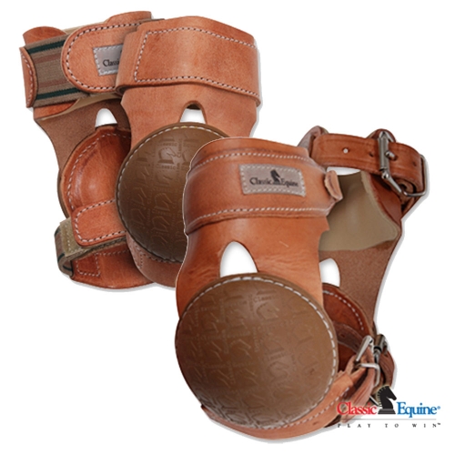 classic equine leather skid boots