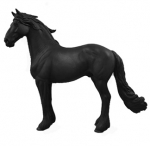 CollectA Model Horse - Black Friesian Stallion