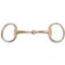 Copper Mouth Flat Ring Eggbutt Snaffle Bit