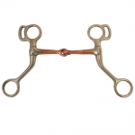 Copper Mouth Mini Horse Training Snaffler Bit