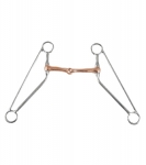 Copper Mouth Training Snaffle Bit