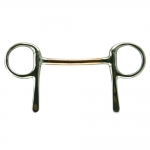 Copper Mullen Mouth Half Cheek Bit