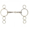 Coronet 3 Ring Continental Gag Bit 17mm Mouth