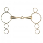 Coronet 3 Ring Continental Gag Bit 16mm Mouth