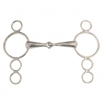 Coronet 3 Ring Continental Jointed Gag Bit