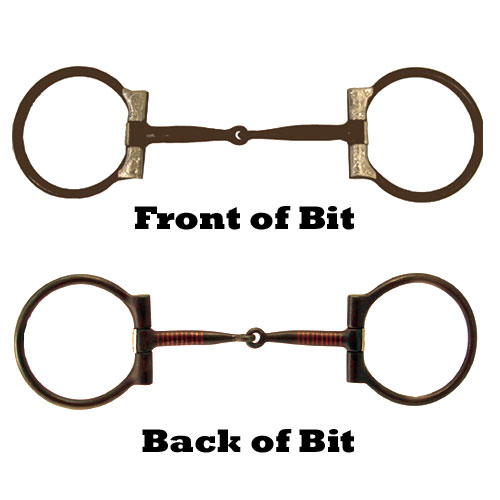 Brown Iron Futurity Show Snaffle Bit