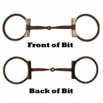 Coronet Brown Iron Futurity Show Snaffle Bit