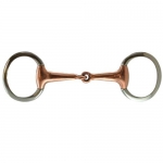 Coronet Copper Hollow Mouth Eggbutt Snaffle Bit