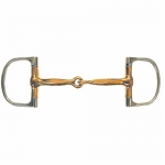 Coronet Copper Mouth Barrel Dee Snaffle Bit