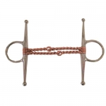 Coronet Copper Mouth Double Twisted Wire Full Cheek Bit