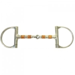 Coronet Copper Roller Dee Snaffle Bit