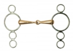 Coronet European Copper Mouth Elevator 3 Ring Gag