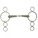 Coronet Flexi 3 Ring Continental Gag Bit