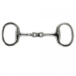 Coronet French Link Large Flat Ring Eggbutt Snaffle Bit