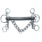 Coronet Hard Rubber Mullen Mouth Pelham Bit 4 1/2" Cheeks