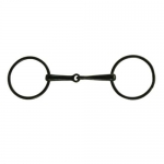 Coronet Icelandic Black Iron Snaffle Bit