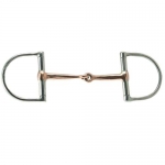 Coronet Large Dee Snaffle with Copper Mouth Bit
